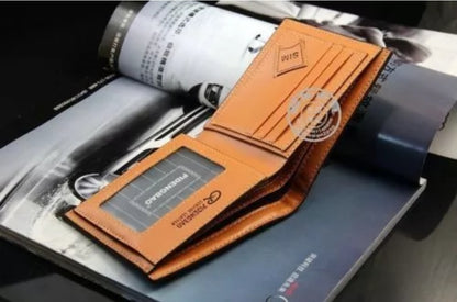 Men's Leather Bifold ID Card Holder Purse Wallet Billfold Handbag Slim Clutch