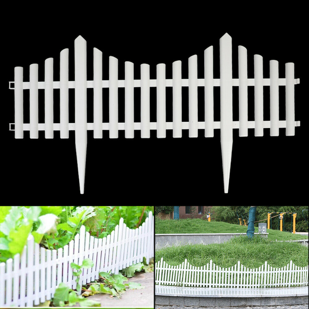 12pcs Garden Plastic Fence Outdoor