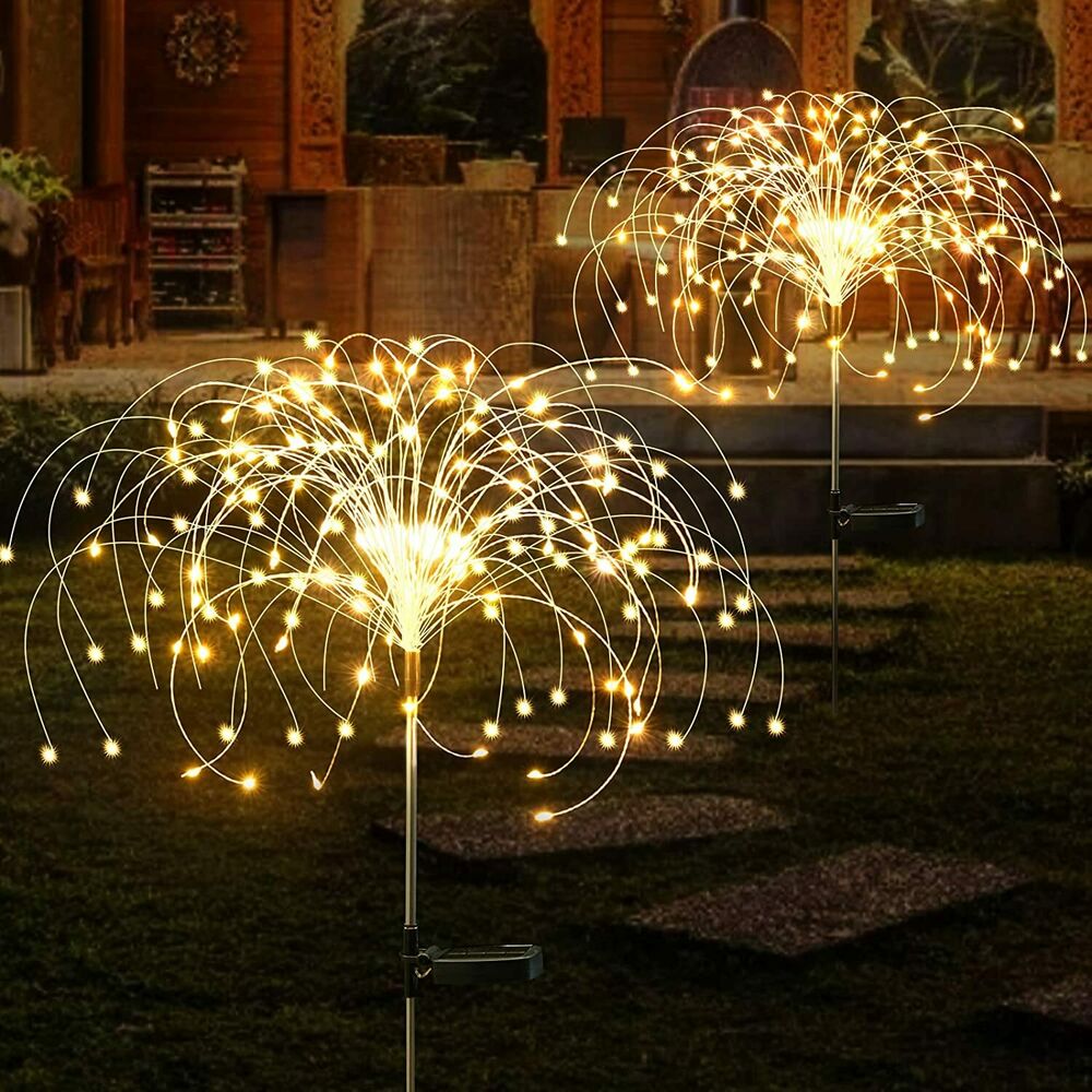 120/150LED Solar Firework Fairy Lights