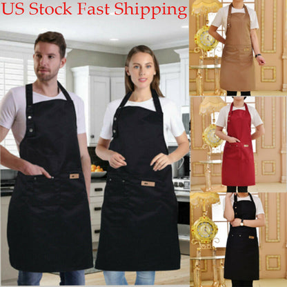 Men Women Adjustable Bib Apron