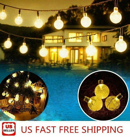 50 LED Solar String Lights