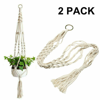 2 Pack Garden Plant Hanger Macrame