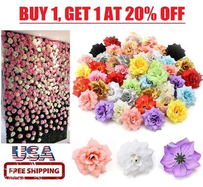 50PCS Artificial Flowers Silk Roses