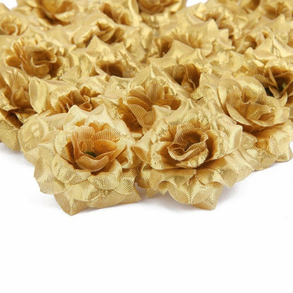 50PCS Artificial Flowers Silk Roses