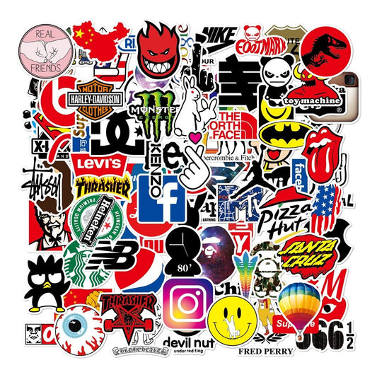 100 Skateboard Stickers Bomb Vinyl Laptop