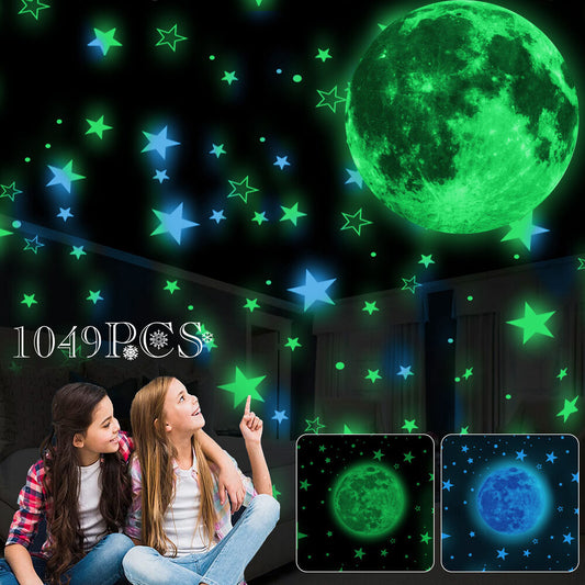 1049PCS Wall Sticker Glow In The Dark