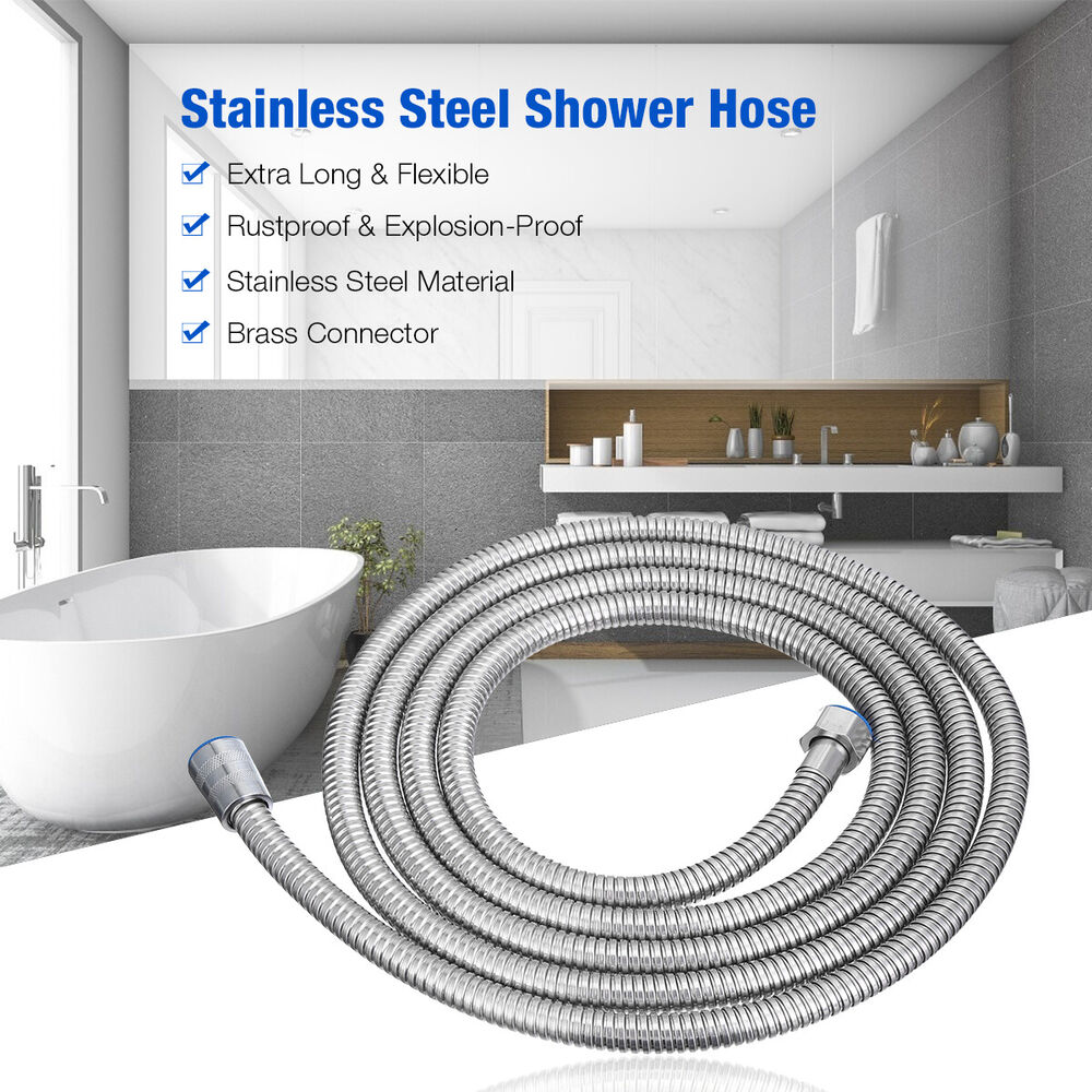 10 FT Shower Head Hose Handheld Extra Long