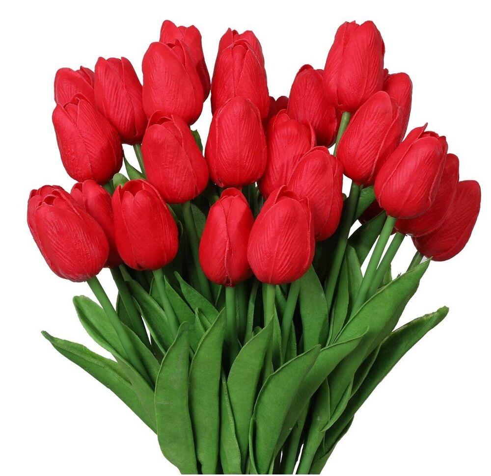 10PCS Artificial Tulip Flowers