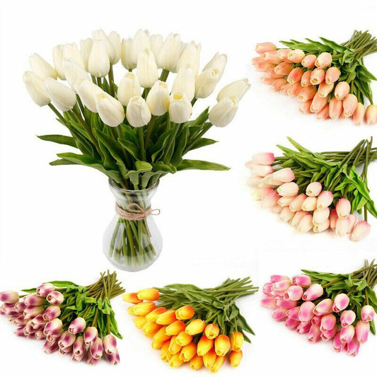 10PCS Artificial Tulip Flowers