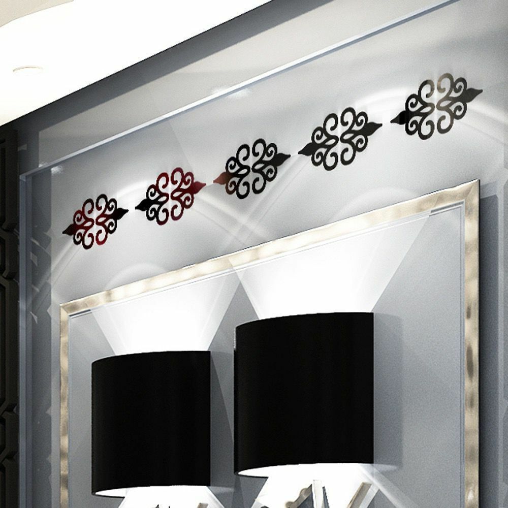 10* Modern 3D Mirror Style Decor