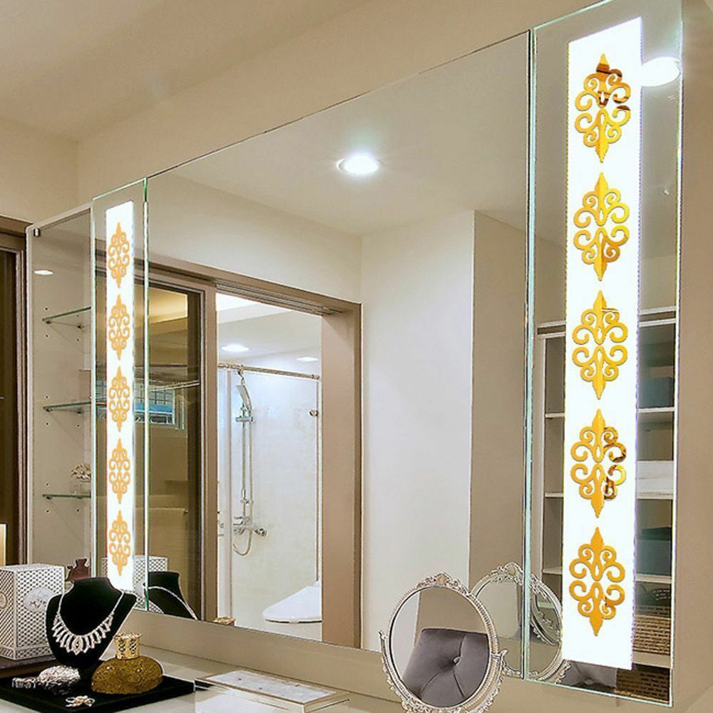 10* Modern 3D Mirror Style Decor