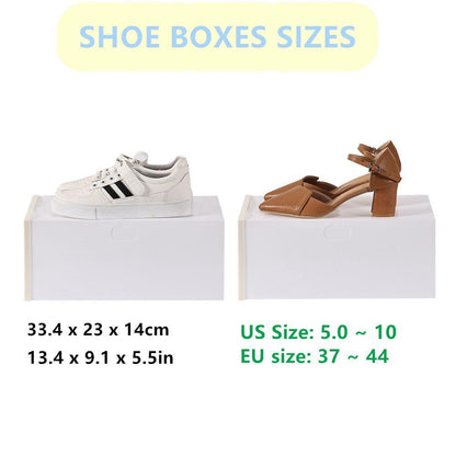 12Pack Shoe Storage Boxes