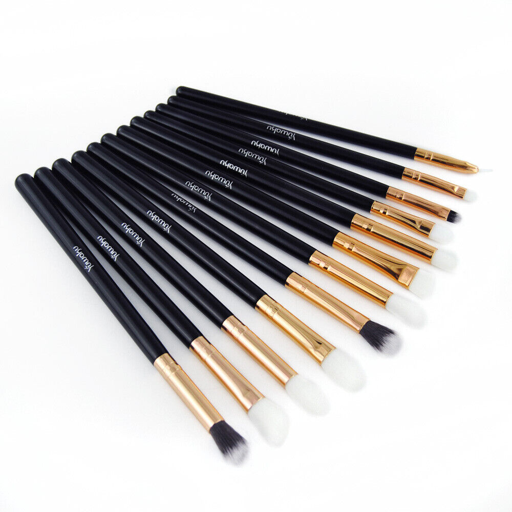 12Pcs Eyeshadow Eyebrows Foundation Blending Brush