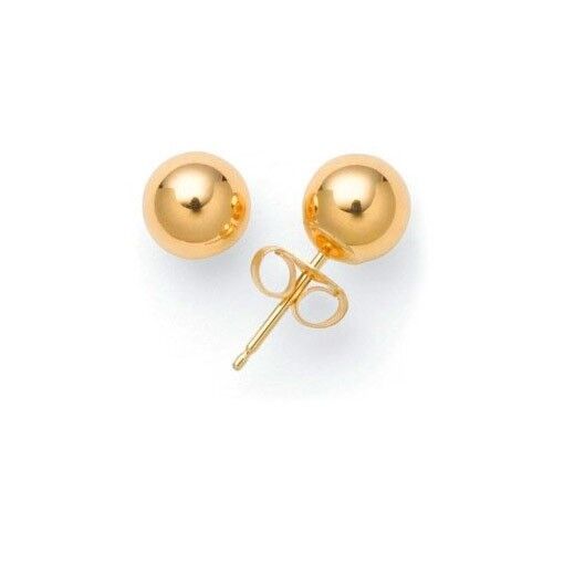 14 K Gold-Filled Ball Stud Earrings- 2 3 4 5 6 7 8 9 10 mm