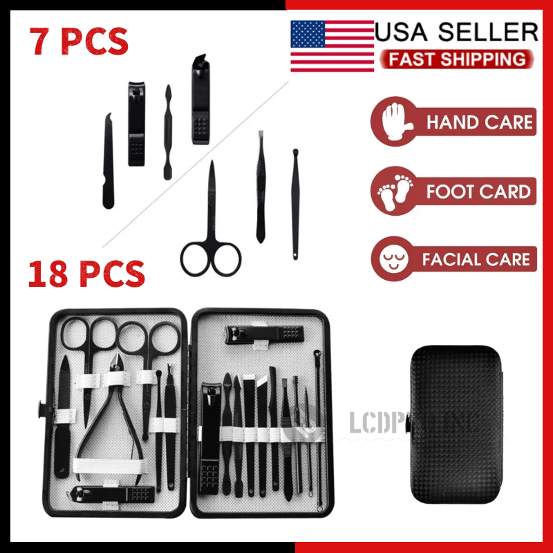 18/7 Pcs Pedicure Manicure Set