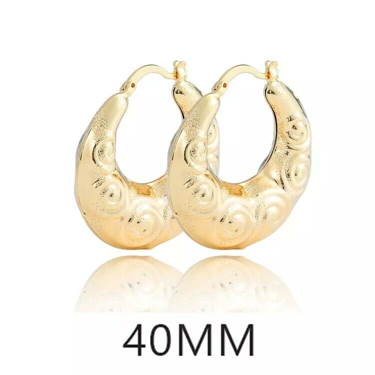 18k Layered Real hoop Earrings