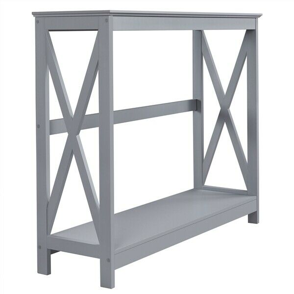 Classic X-Design Console Table grey