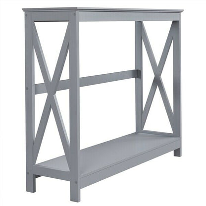 Classic X-Design Console Table grey