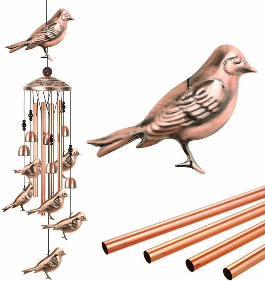 Large Wind Chimes Bells Copper