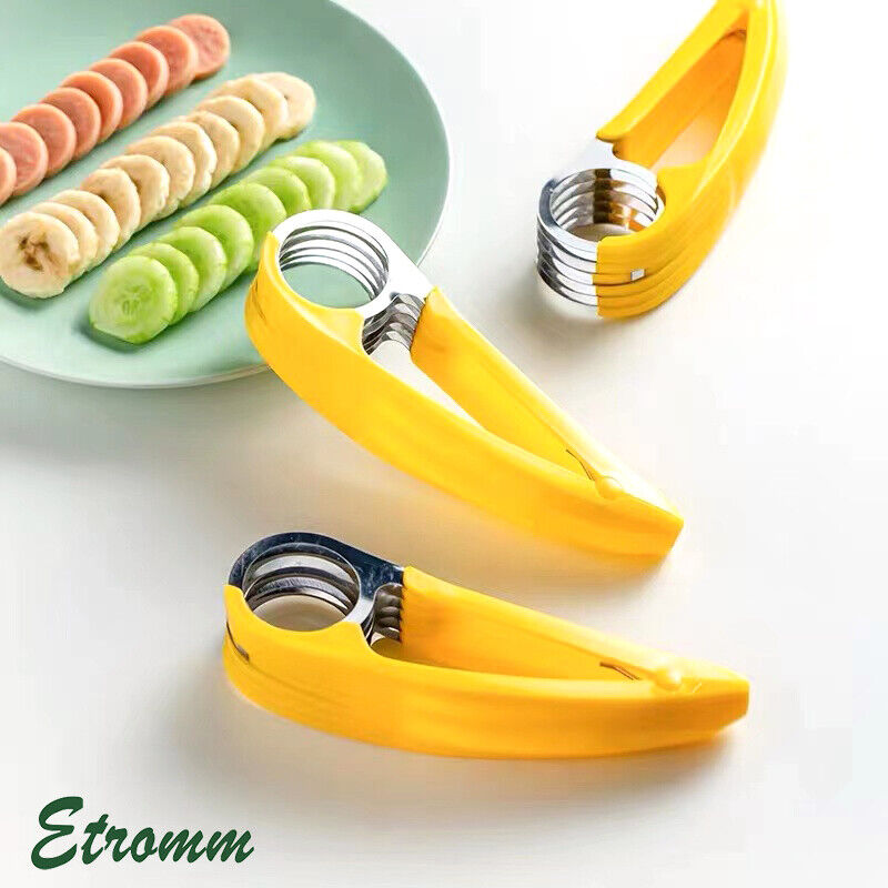 1/2Pcs Banana Slicer Fruit Knife