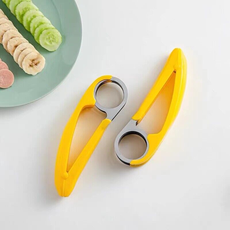 1/2Pcs Banana Slicer Fruit Knife