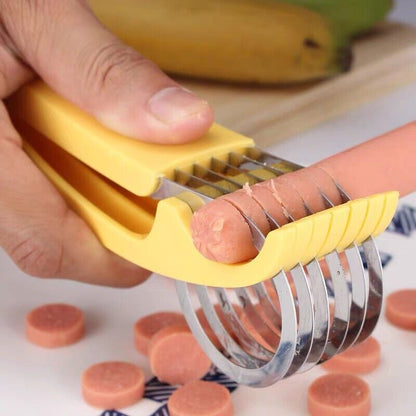 1/2Pcs Banana Slicer Fruit Knife