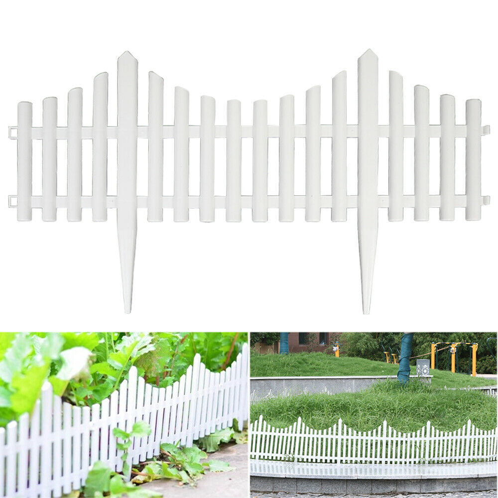 12pcs Garden Plastic Fence Outdoor