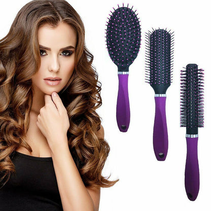 3 Pack Brush Multi-Pack Detangler Hair Brush