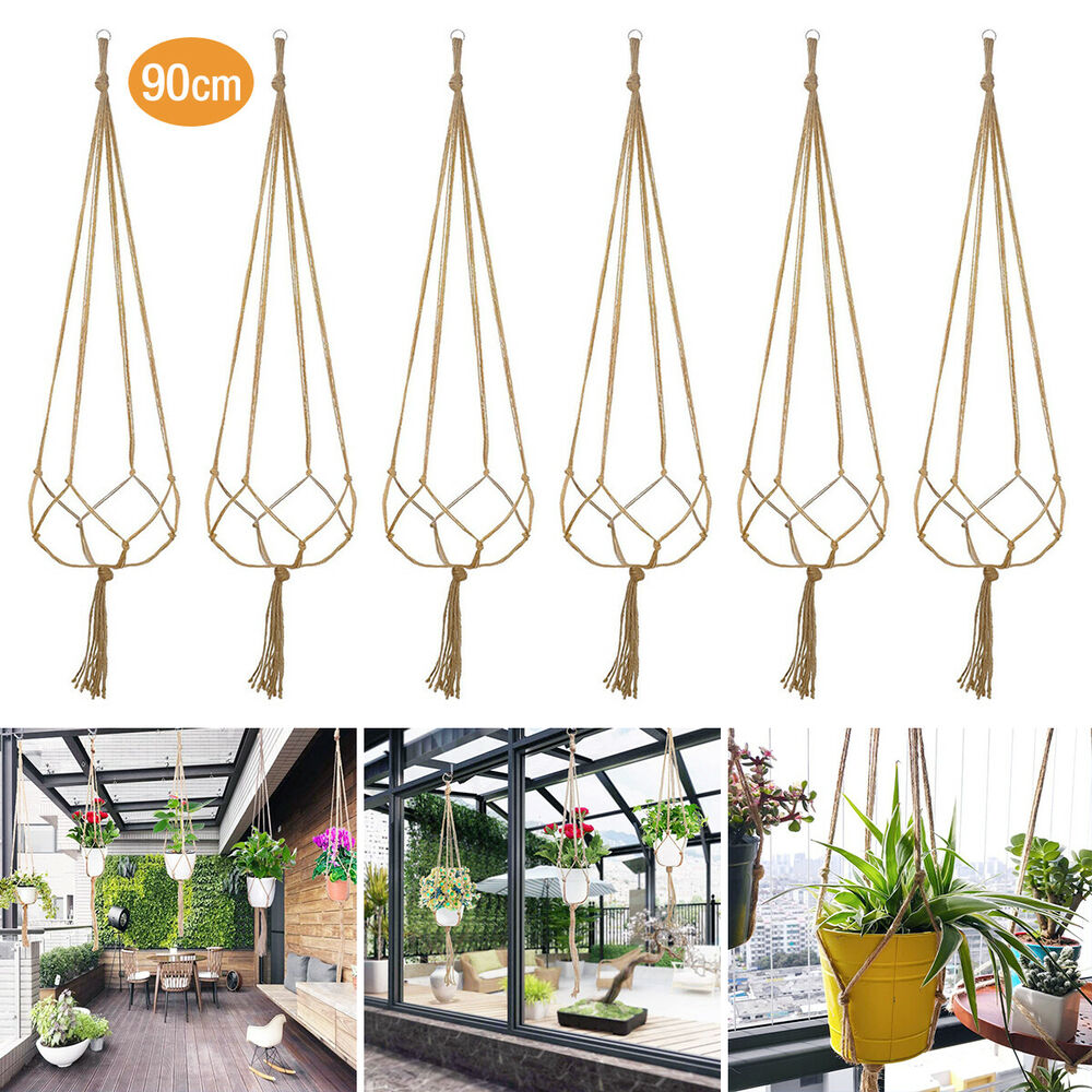 Garden Plant Hanger Macrame