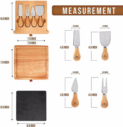 Cheese Board Knife Set 5 Piece Set