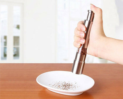 Stainless Steel Thumb Push Salt