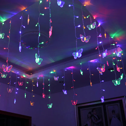 95 Butterfly LED String Curtain Lights