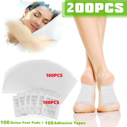 200PCS Foot Detox Pads Pain Relief