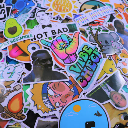 200pcs Random Vinyl Laptop Skateboard Stickers