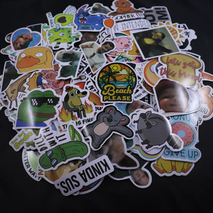 200pcs Random Vinyl Laptop Skateboard Stickers