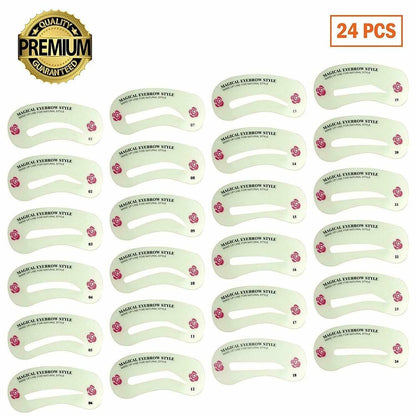 24 Styles Eyebrow Shaping Shaper