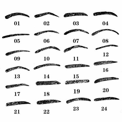 24 Styles Eyebrow Shaping Shaper