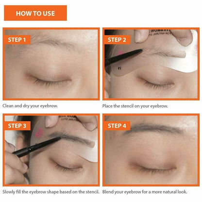 24 Styles Eyebrow Shaping Shaper