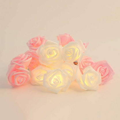 9.84 Ft 20 LED Rose Flower Lights