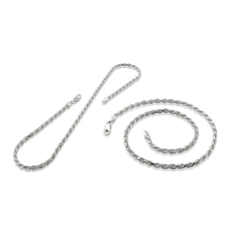 2MM Solid 925 Sterling CHAIN Necklace