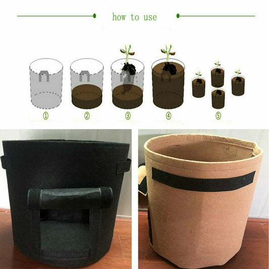 Pots Grow Planter Bags for Potato Carrot Onion