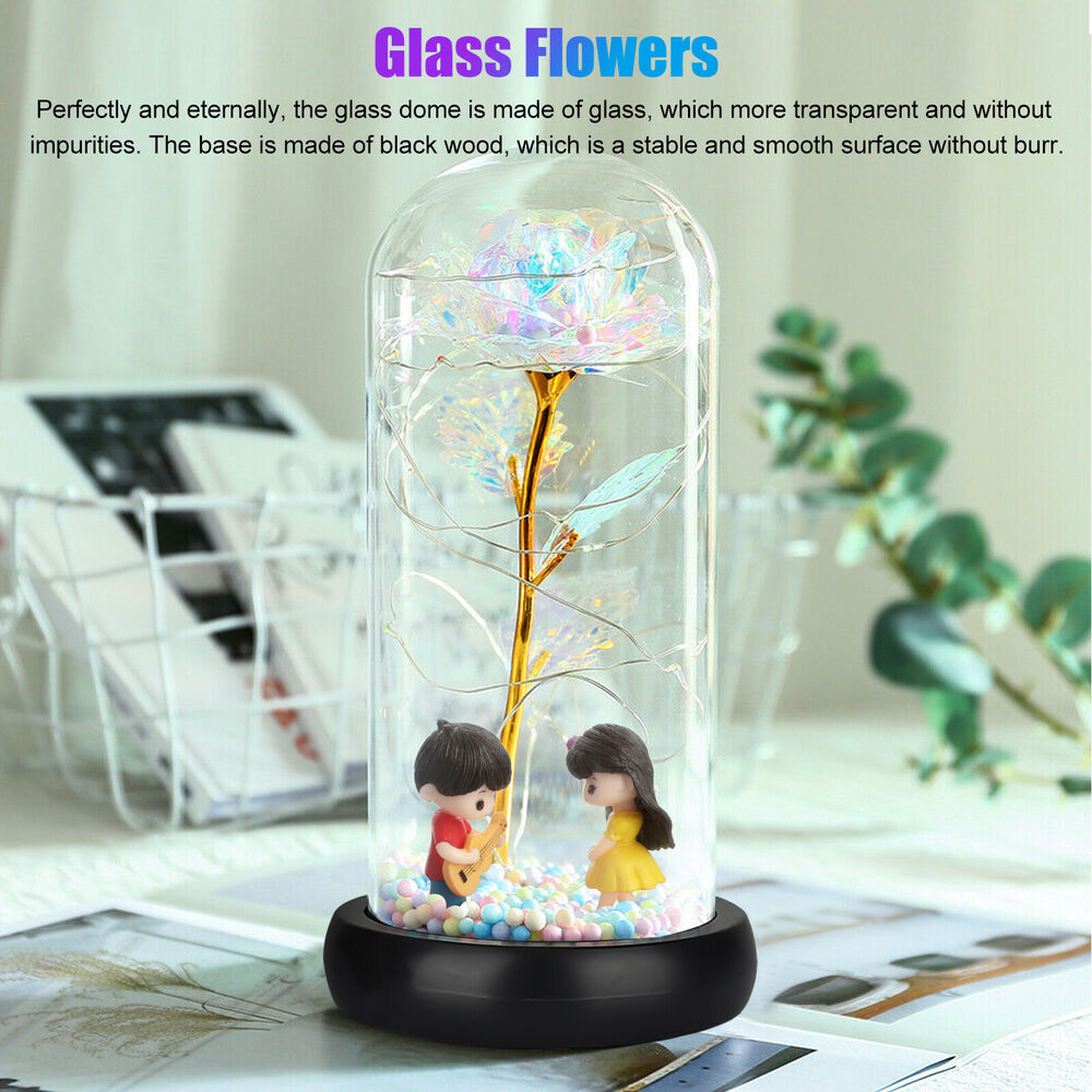 LED Galaxy Enchanted Forever Rose Flower