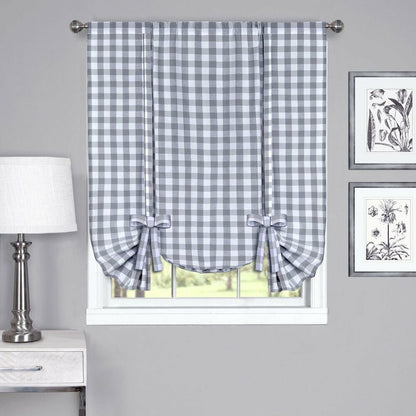 Tie Up Window Curtain Shades