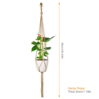 Garden Plant Hanger Macrame