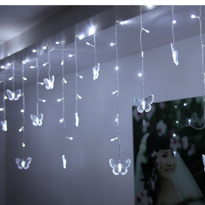 95 Butterfly LED String Curtain Lights