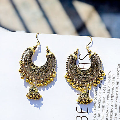 2pair Tribal Oxidized Jhumka