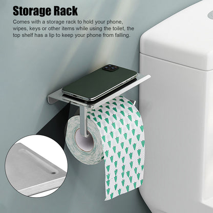 2pcs Toilet Roll Paper Wall Mounted Holder