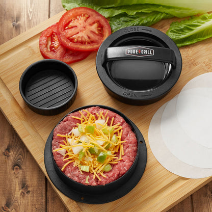 3-in-1 Burger Press BBQ Patty Maker