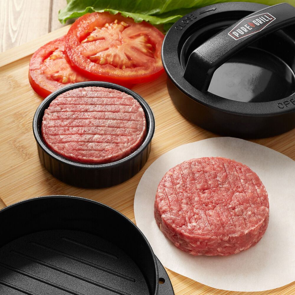 3-in-1 Burger Press BBQ Patty Maker