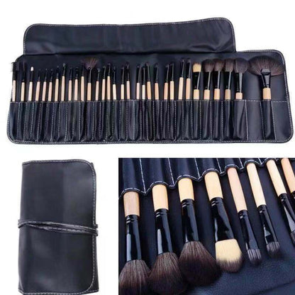 32pcs Professional Makeup Brushes Set with black bag